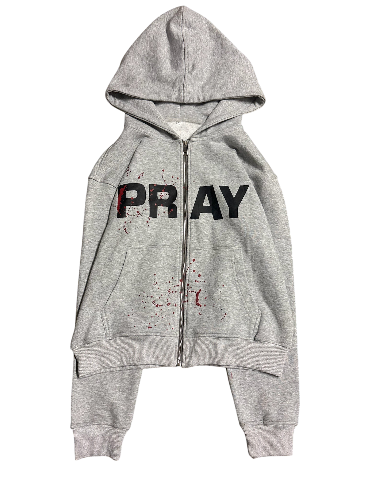 "PRAY" zip up
